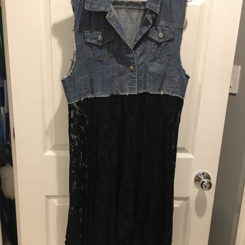 Origami over dress/jacket
